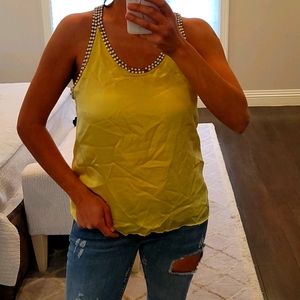 NWT WOMEN'S BY FRANCINE NORDSTROM SILK HALTER TOP